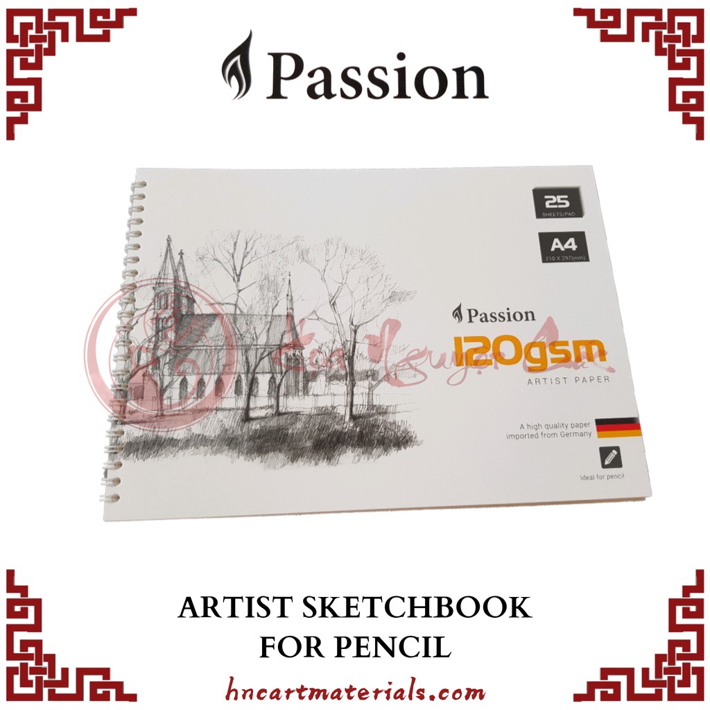 [Passion] Sổ Artist Sketchbook cho vẽ chì