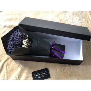 Combo hoa khô lavender và hộp đen