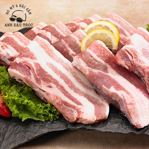 Ba Rọi Heo Rút Sườn Thái Lát 500gr | Giao Siêu Tốc HCM