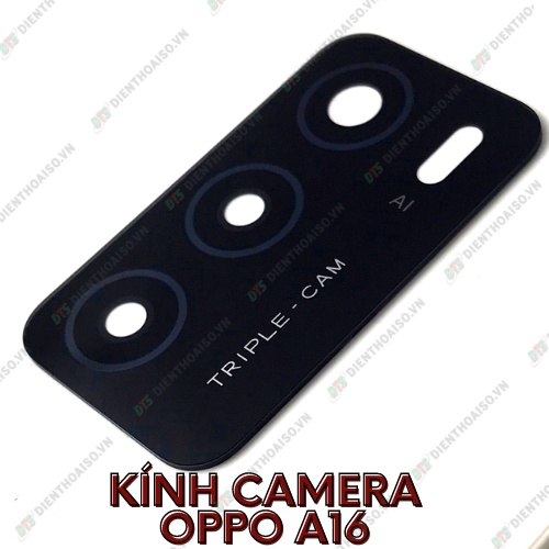 Mặt kính camera oppo a16 có sẵn keo dán