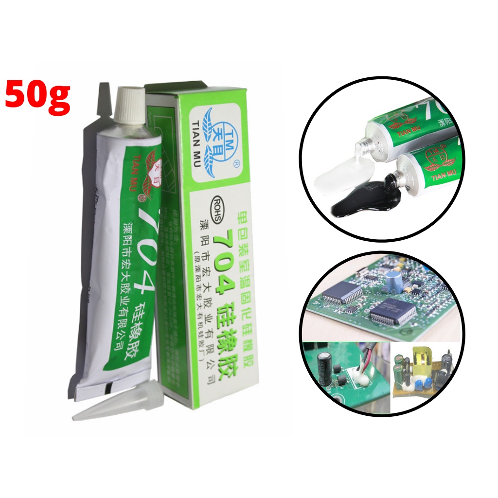 Keo Phủ Mạch Tian Mu 704 Bảo Vệ Mạch Chống Ẩm Cách Điện Chịu Nhiệt Tốt 50G