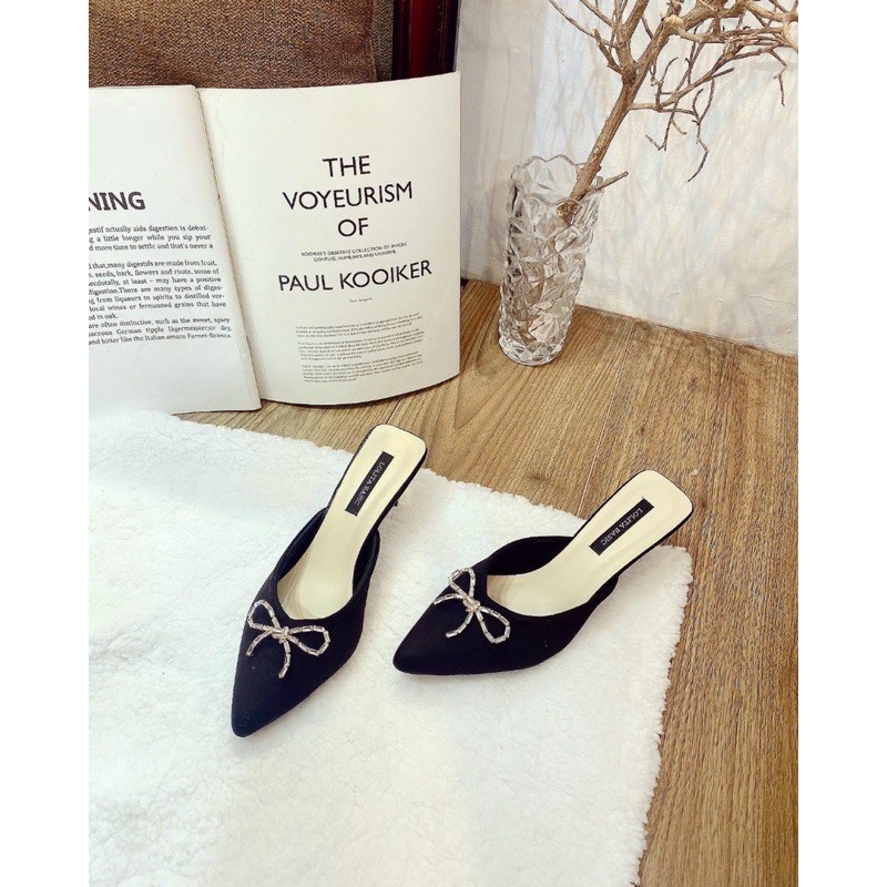 DÉP SỤC MŨI NHỌN NƠ SIÊU SANG GÓT CAO 7P