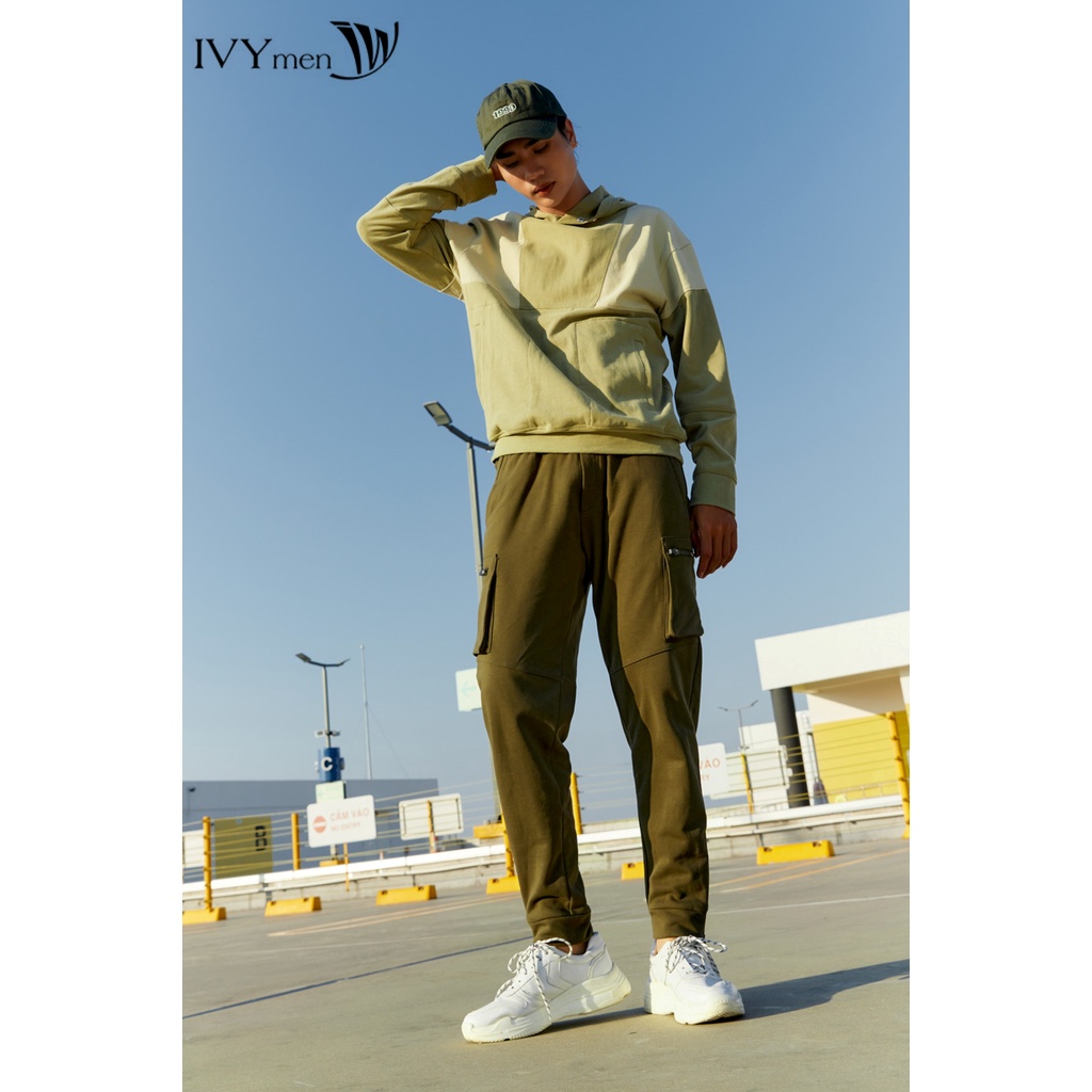 [NHẬP WABRTL5 GIẢM 10% TỐI ĐA 50K ĐH 250K ]Áo hoodie nam phối màu IVY moda MS 59E3060