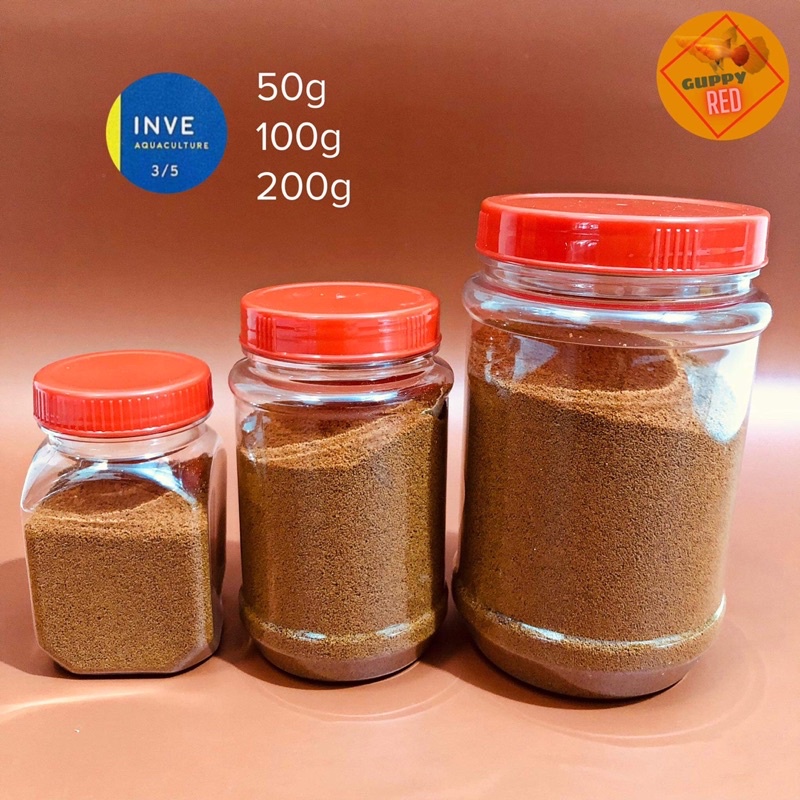 Cám Thái INVE  2/4, 3/5, 5/8  giúp cá mau lớn,đạm cao cho cá thuỷ sinh,guppy ,betta