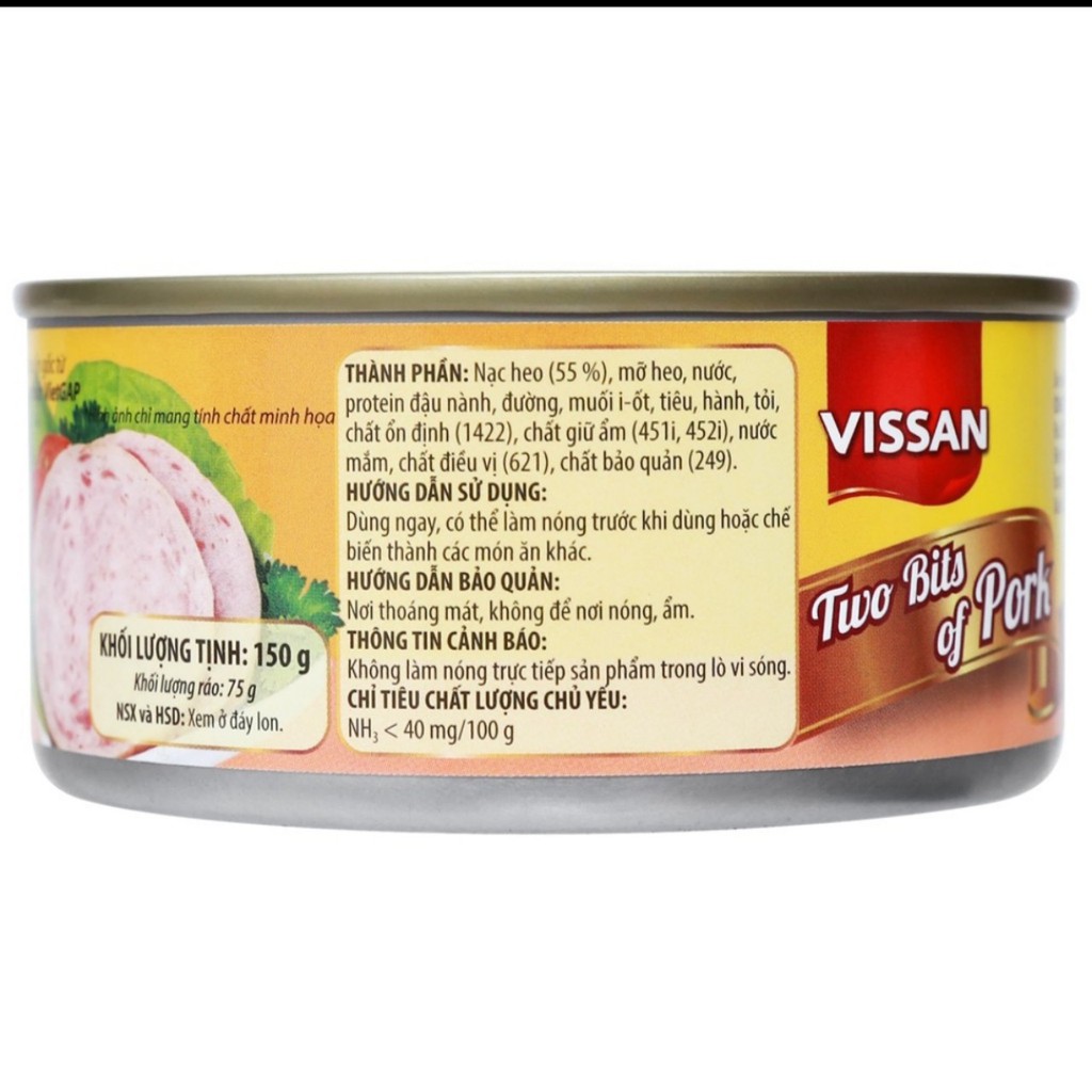 Heo 2 lát VISSAN 150g