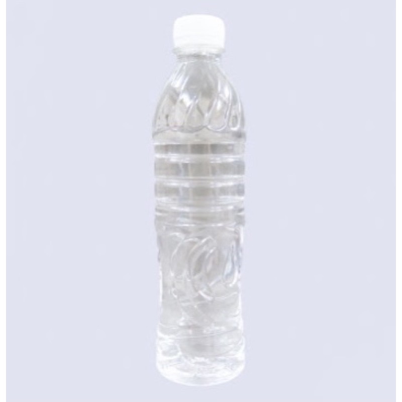 Chai nhựa tròn nắp trắng 500ml (10c)