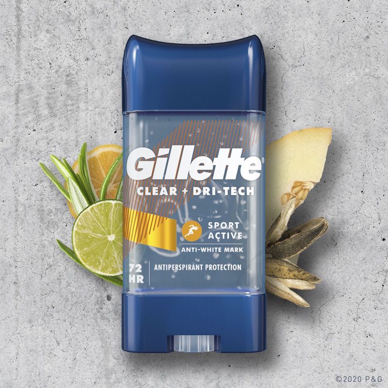 Lăn khử mùi nam Gel Gillette Sport Active 107g - Mỹ