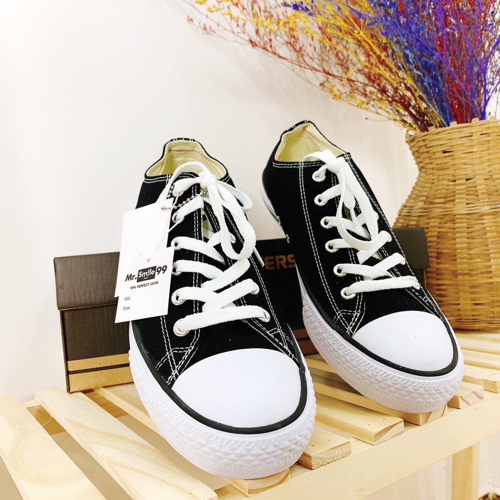 GIÀY SNEAKER THỂ THAO CV CỔ THẤP MR SMILE 99 SHOP