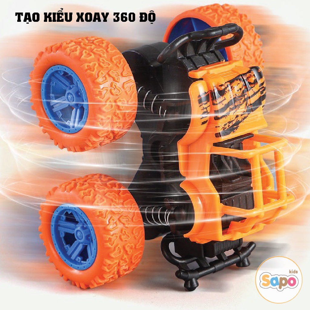 Ô tô đồ chơi địa hình,xe ô tô chạy đà quán tính nhiều màu sắc SAPOKIDS