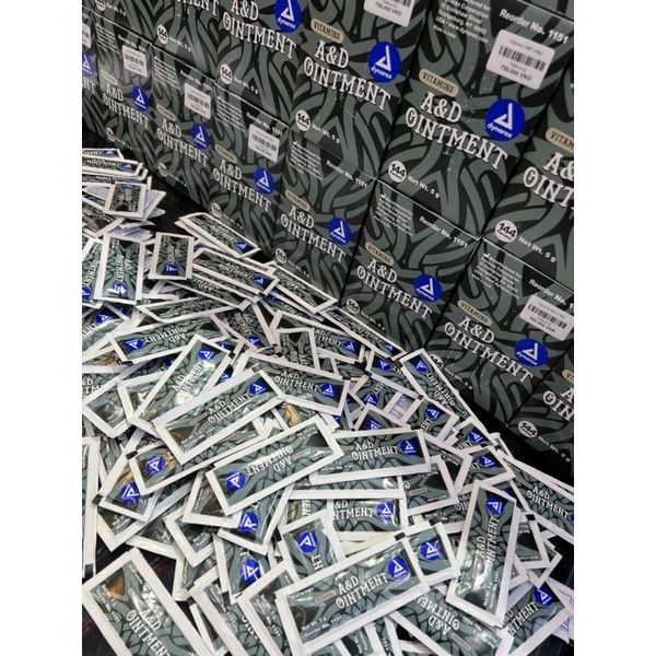 Kem Dưỡng Hình Xăm Vitamins A&D Ointment – Hộp 144 gói