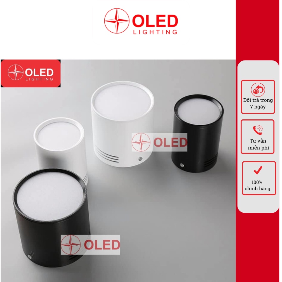 Đèn ống bơ rọi ốp trần 9w,12w,18w tán quang đều và gắn chipled SMD cao cấp - bảo hành 2 năm, Oled Lighting
