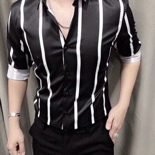 Áo sơ mi lụa nam cao cấp