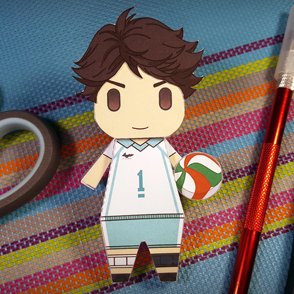 Mô hình giấy Anime Game Chibi Tooru Oikawa - Haikyuu!!