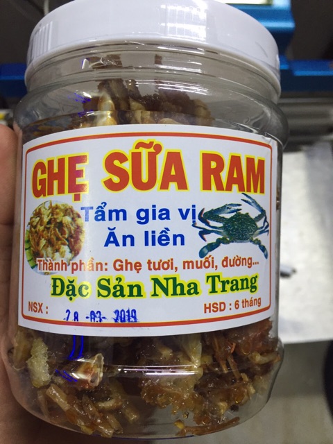 [ Combo 2 Hũ ] Ghẹ Sữa Ram | Ghẹ Rim Me | Cua Sữa