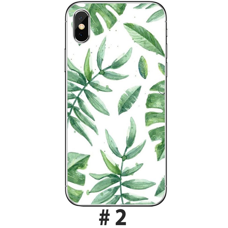 Ốp lưng silicon TPU cho Xiaomi Redmi 5 6 Xiaomi note 6 7 Xiaomi Mi 8 9 Xiaomi Mi Mix 3 Pocophone F1 Hoa Lá