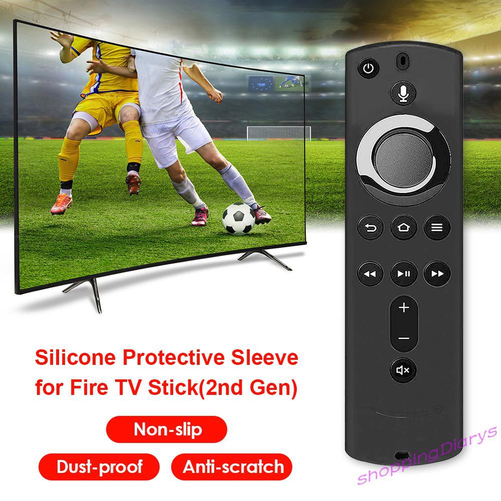 ✤Sh✤Silicone Case for Amazon Fire TV Stick Remote Control Dust Protective Cover