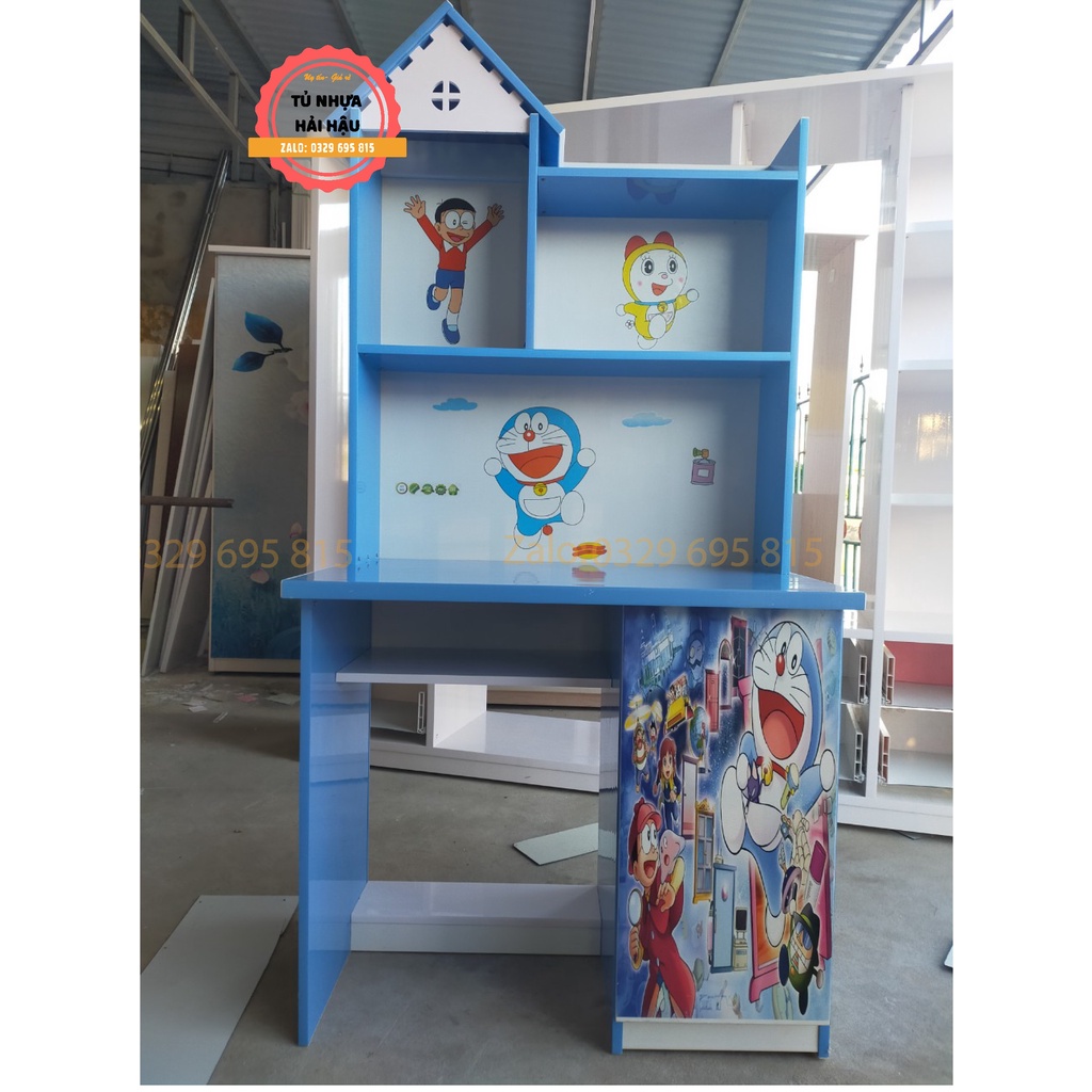 Bàn Học Sinh 80cm Màu Xanh Dương Đẹp Mắt Cho Học Sinh Cấp 1