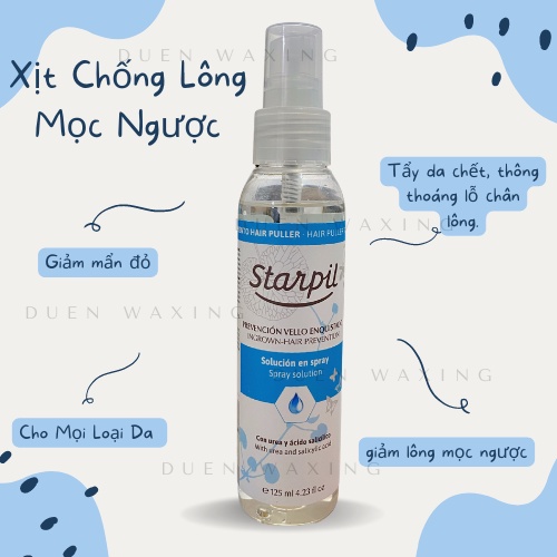 XỊT CHỐNG LÔNG MỌC NGƯỢC SAU WAX STARPIL