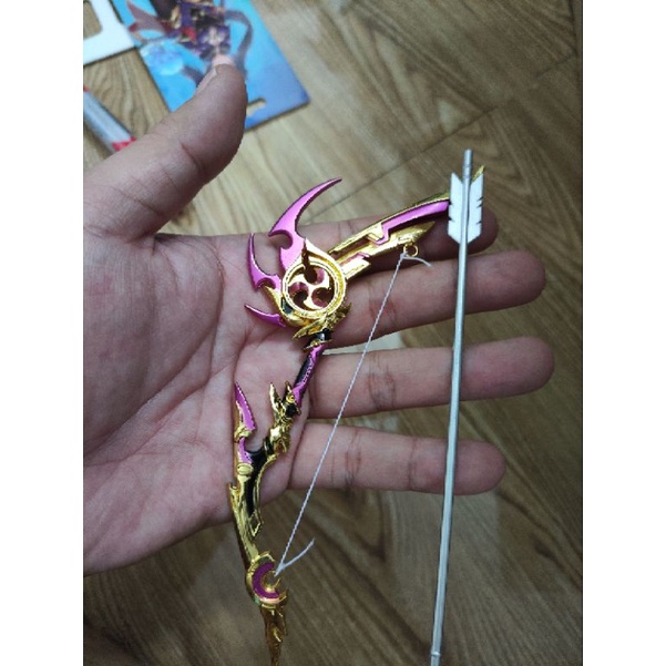 Mô hình móc khóa Sấm Sét Rung Động Genshin Impact (kèm đế)