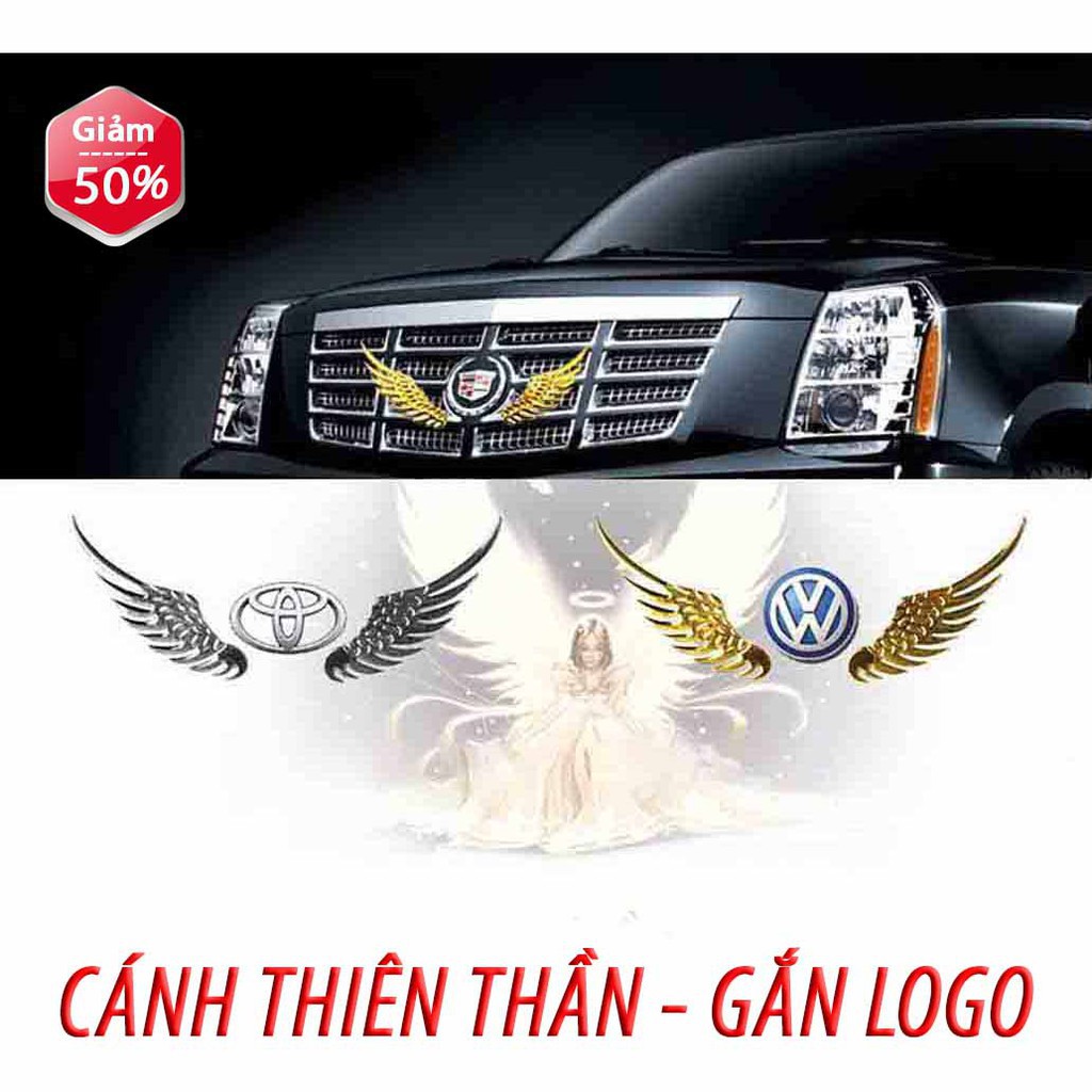 CÁNH THIÊN THẦN 3D TRANG TRÍ LOGO Ô TÔ - Ấn tượng, tạo điểm nhấn nổi bật cho chiếc xe của bạn