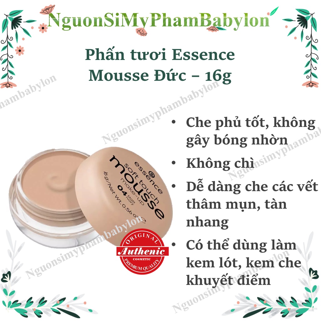 Phấn tươi Đức Mousse Essence