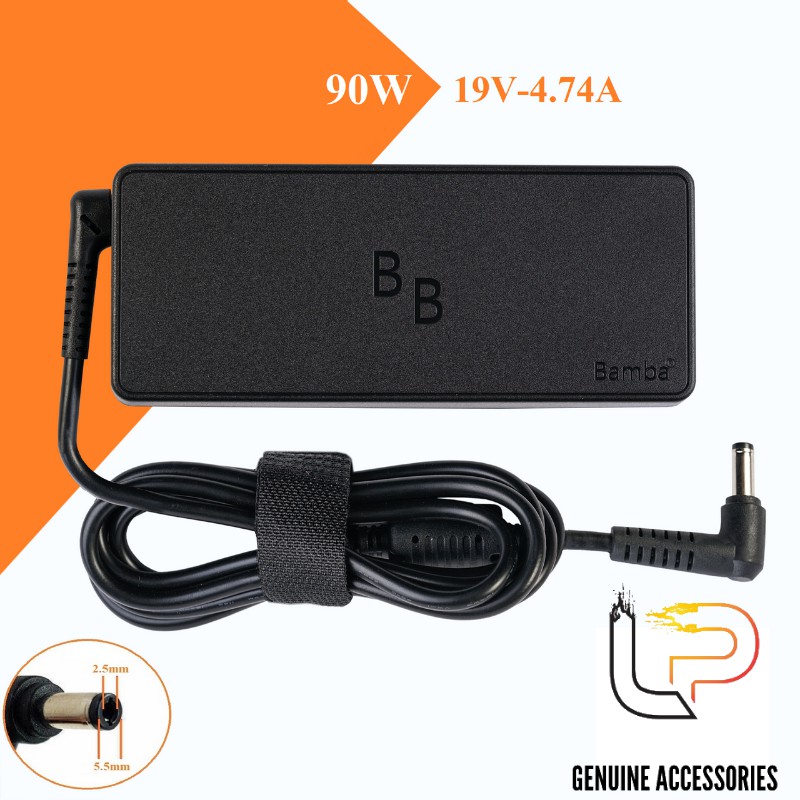 BỘ SẠC LAPTOP 19V-4.74A BAMBA -  ADAPTER SỬ DỤNG CHO LAPTOP 19V-4.74A BAMBA