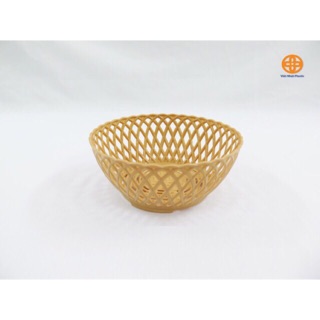 Combo 5 rổ nhựa giả mây đựng rau sống