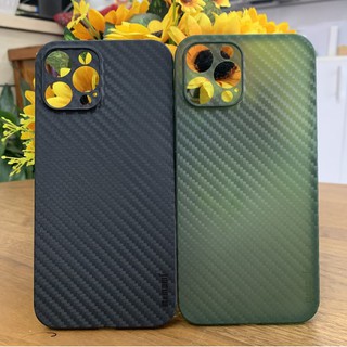 Ốp lưng Memumi Carbon cho iPhone 12 Mini, 12, 12 Pro, 12 Pro Max siêu mỏng chống vân tay