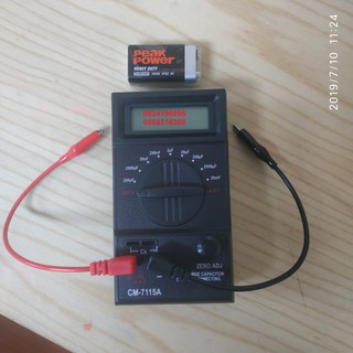 Đồng hồ chuyên dụng đo tụ cm- 7115a