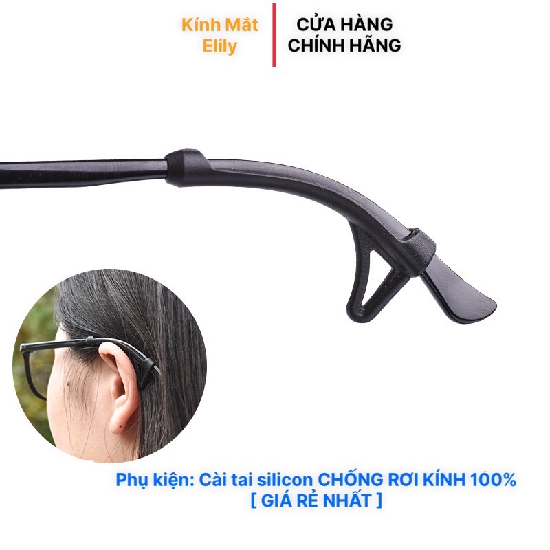 Cài tai chống rơi kính hiệu quả 100% - Kẹp tai Silicon siêu mềm. Phù hợp cả gọng nhựa và Kim loại