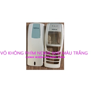 Vỏ không phím nokia 6610 màu trắng
