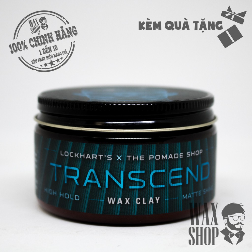 Sáp Vuốt Tóc Transcend Wax Clay - LockHart's