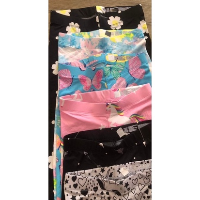 Combo 3q-Quần legging bé gái chất siêu co dãn ko bai dão bé size đại 4-16 tuổi.