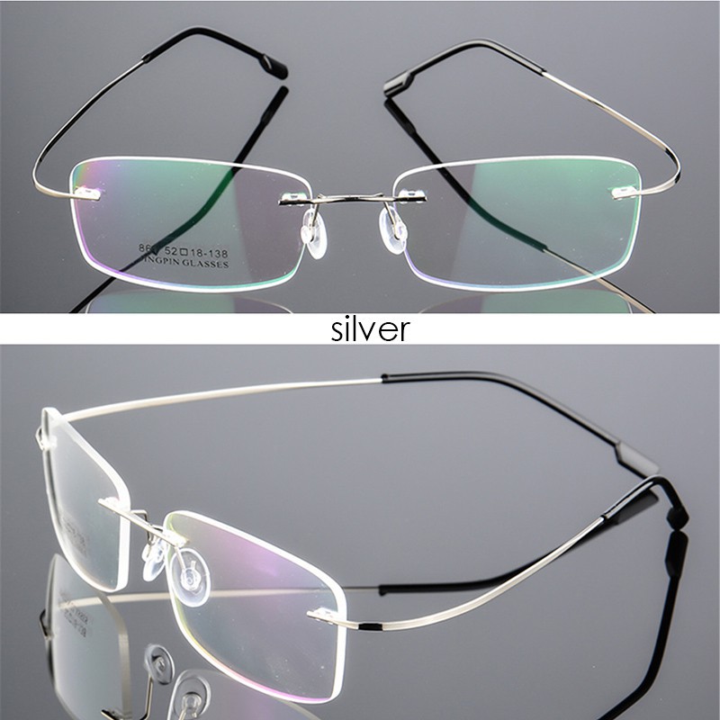 Kính cận thị gọng hợp kim titan siêu mỏng cho nam và nữ | BigBuy360 - bigbuy360.vn