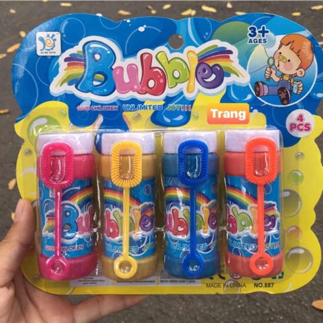 Bong bóng thổi xà phòng