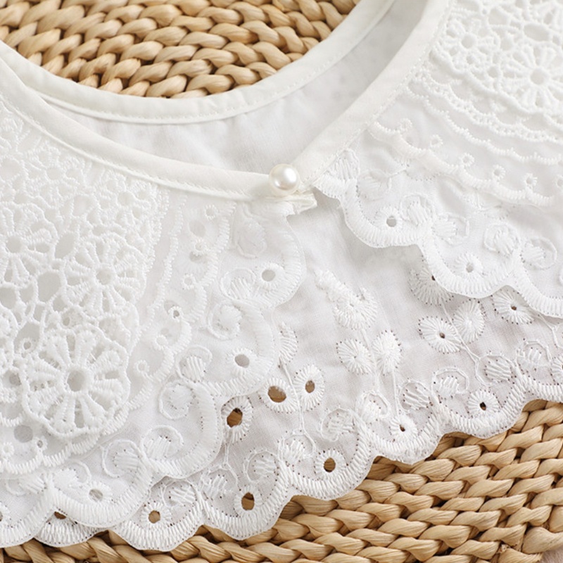 Cổ Áo Giả Nhiều Lớp Họa Tiết Hoa Thời Trang Mùa Hè Cho Nữ