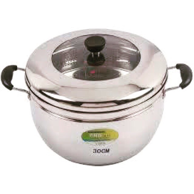 [KM] Nồi luộc gà + đồ xôi ( tặng kèm lồng hấp )Hàn quốc COOKER (GC)