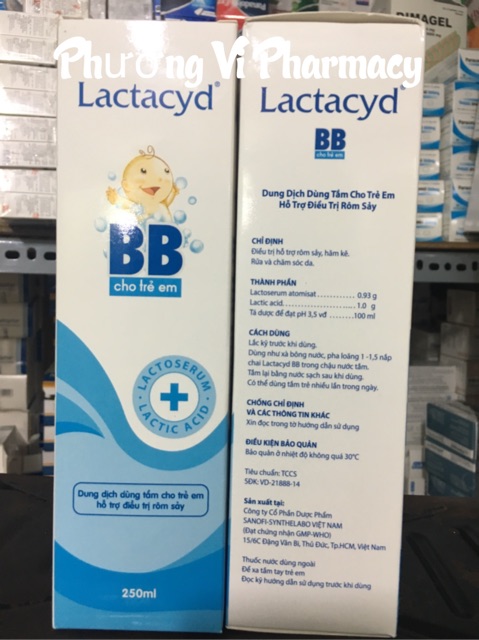 Sữa tắm Lactacyd BB / lactacyd Milky em bé