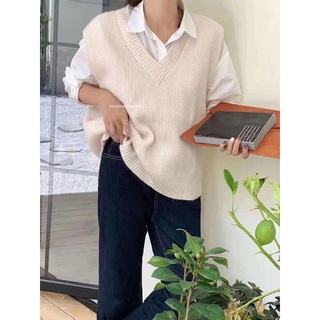 KAYY. Áo gile len mềm kiểu Hàn - Glcti (ảnh thật)