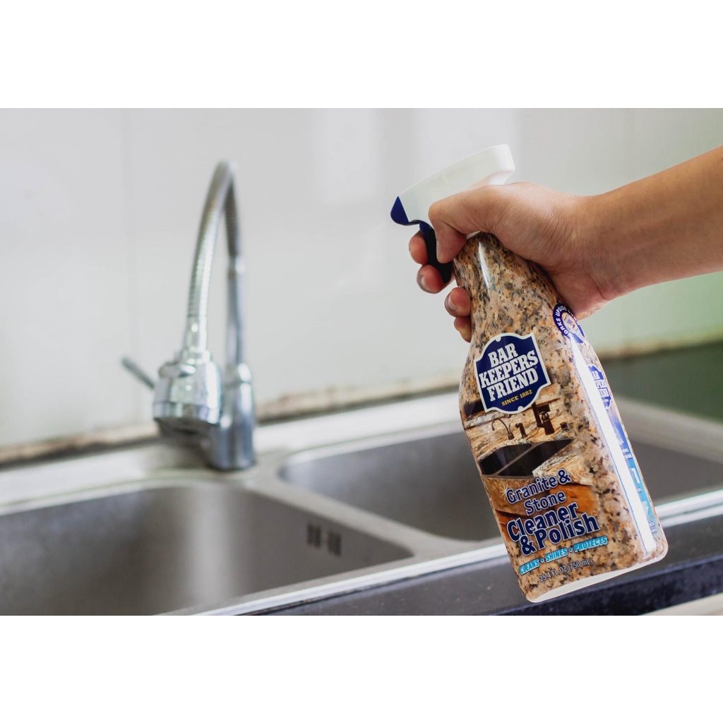 Chai tẩy đa năng Bar Keepers Friend - Tẩy đa năng bếp, inox, đá, vách kính, tẩy cặn canxi,...