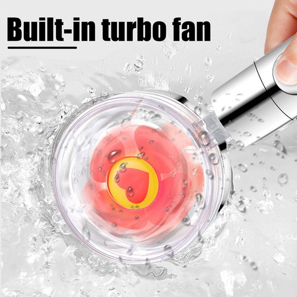 Dụng Cụ Mát Xa Áp Suất Turbo Cầm Tay Có Bộ Lọc Và Công Tắc Xoay 360 Độ Cho Nhà Tắm