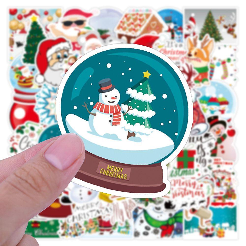 BEBETTERM Sticker Dán Ván Trượt Chống Thấm Nước Phong Cách Giáng Sinh