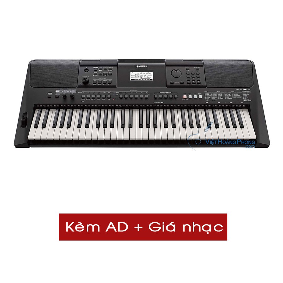 Đàn Organ Yamaha PSR - E463 tặng kèm AD + Giá nhạc