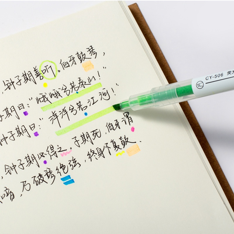 Bút Đánh Dấu Hai Đầu Màu Sắc Đa Dạng Cho Học Sinh