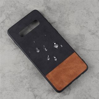 S10/ S10 plus - Ốp lưng vải kết hợp da