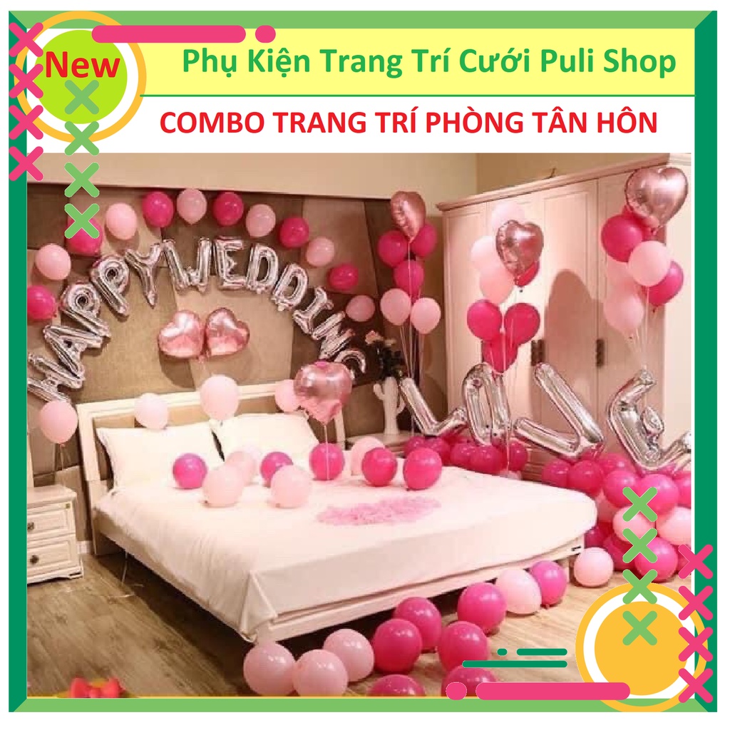 SET BONG BÓNG TRANG TRÍ PHÒNG CƯỚI - PHÒNG TÂN HÔN