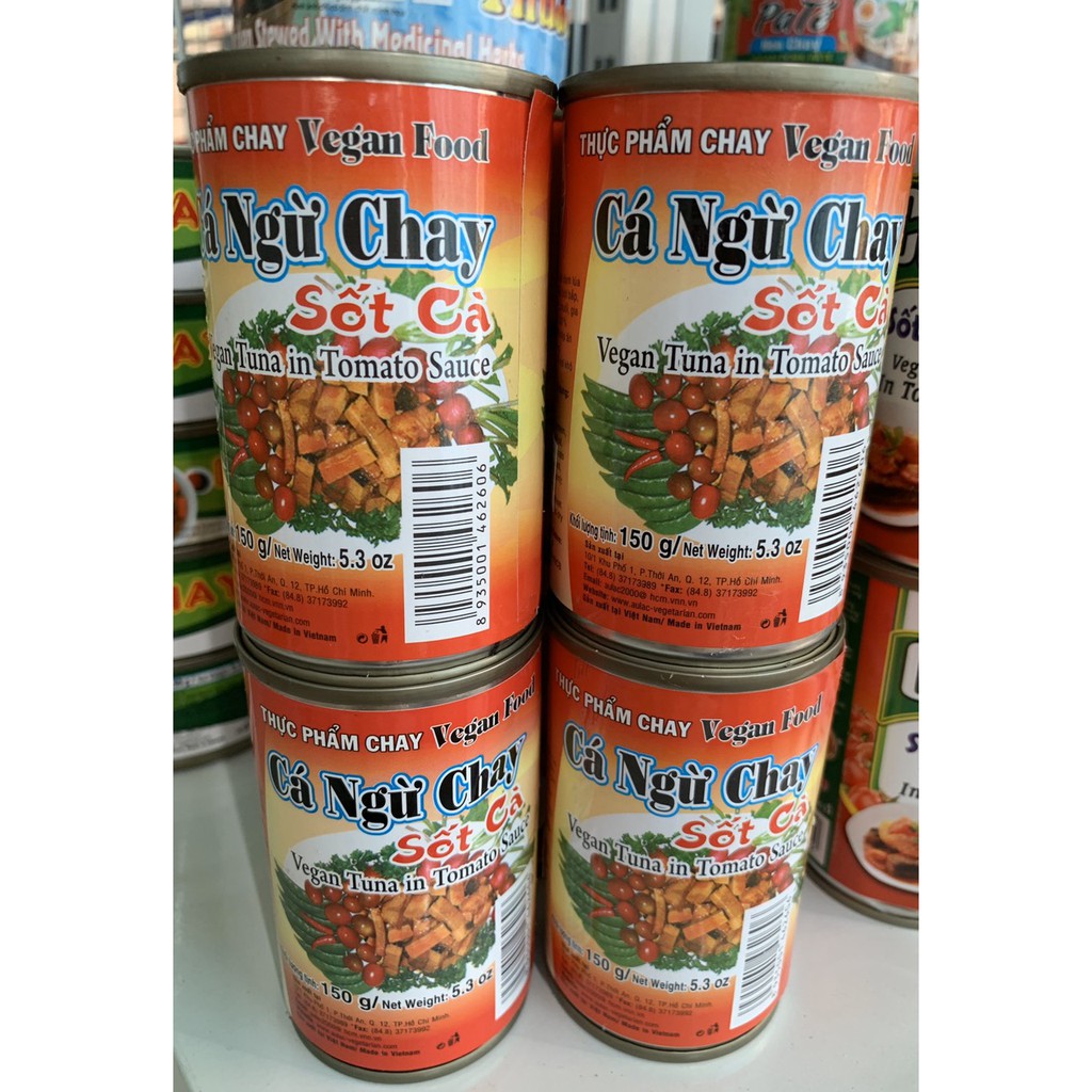 Cá ngừ chay sốt cà