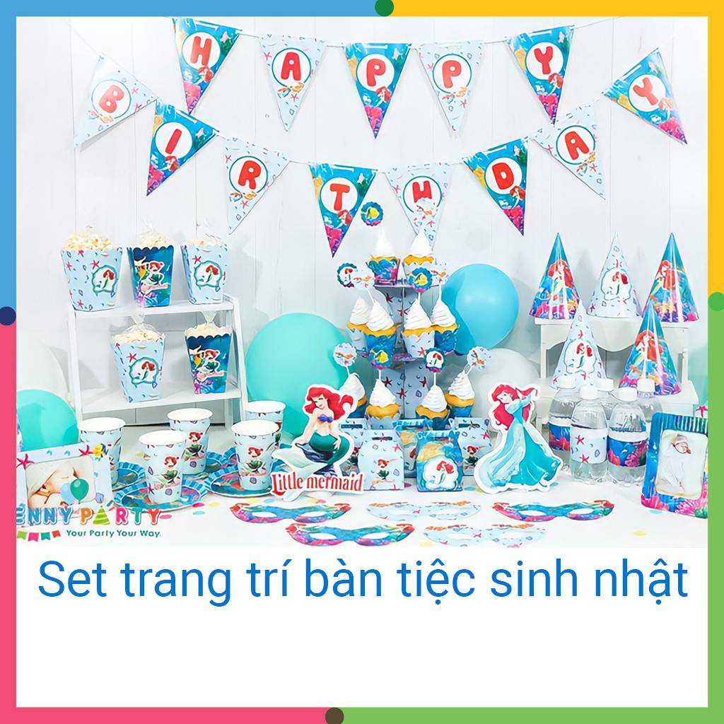 Set trang trí sinh nhật để bàn các chủ đề (NHIỀU MẪU)