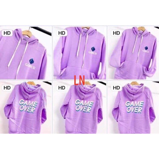 bst Áo hodie GAME OVER L&amp;N 5508 03