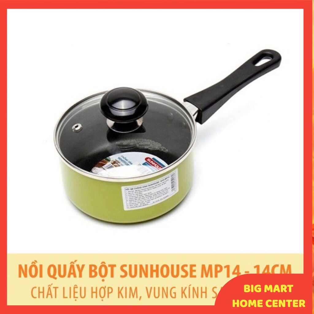 Nồi Quấy Bột Trẻ Em ⭐️FREESHIP⭐️ Xoong Bột Sunhouse SHG-MP14